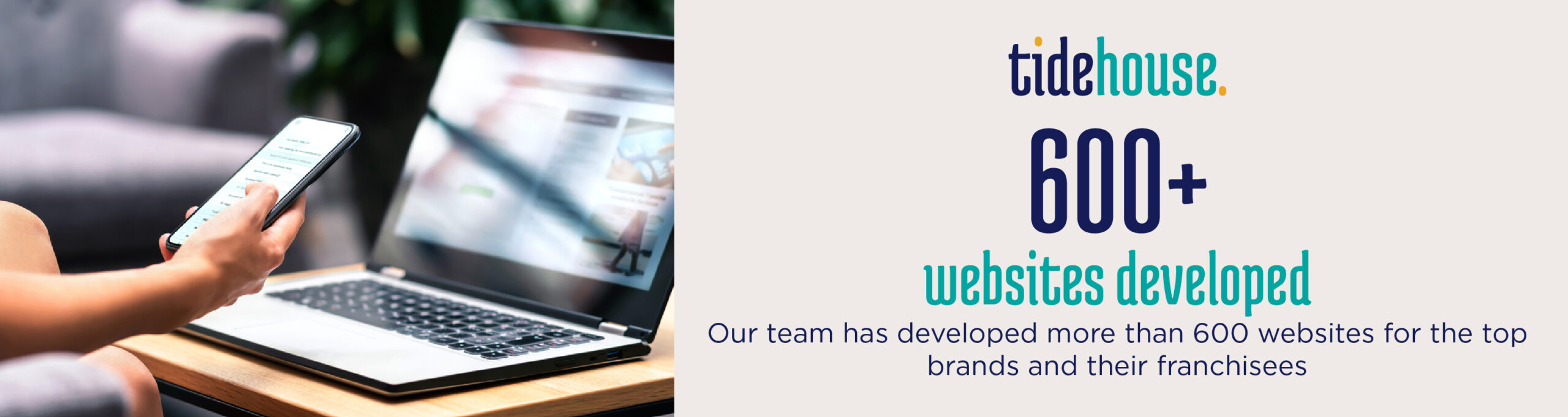 Tidehouse social proof website development