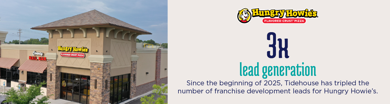 Tidehouse works with Hungry Howie's Pizza